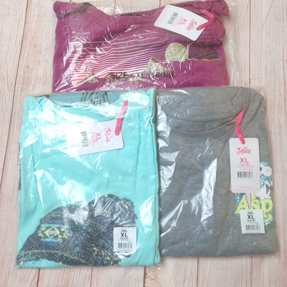 NWT size 16/18 XL Justice bundle - Picture 5 of 5